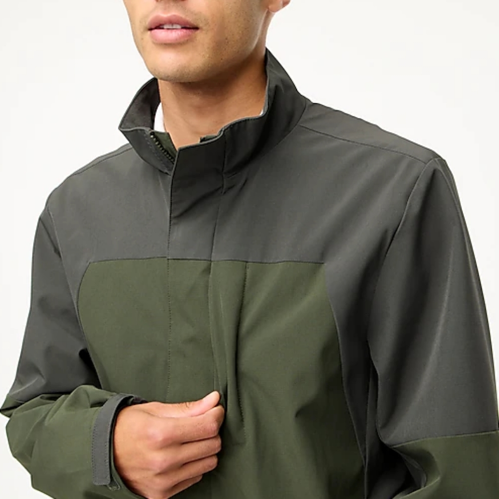J. Crew Men's Colorblock Performance Jacket. New Size Medium - Picture 2 of 4